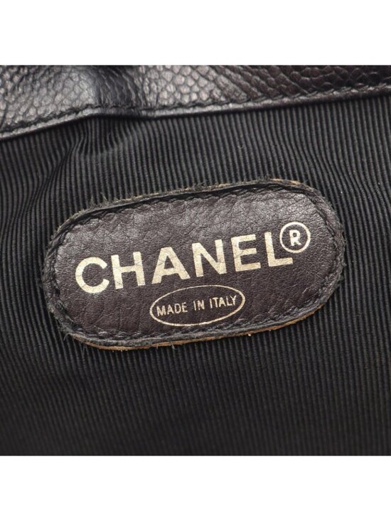 Chanel Backpack Triple CC Logo Black Caviar Leather Coco main image 9